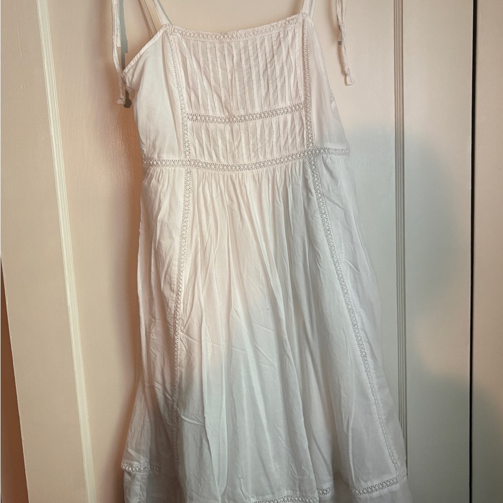 Point Sur White Cotton Dress - Picture 2 of 11